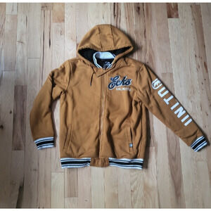 Ecko Unltd Zip Up Mustard/Golden Orange Hoodie Men's Large